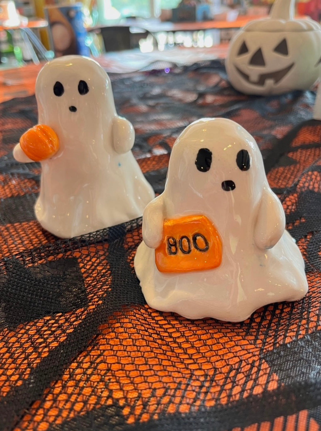 Clay Pumpkin/Ghost workshop Friday,Oct 8th 10am-noon
